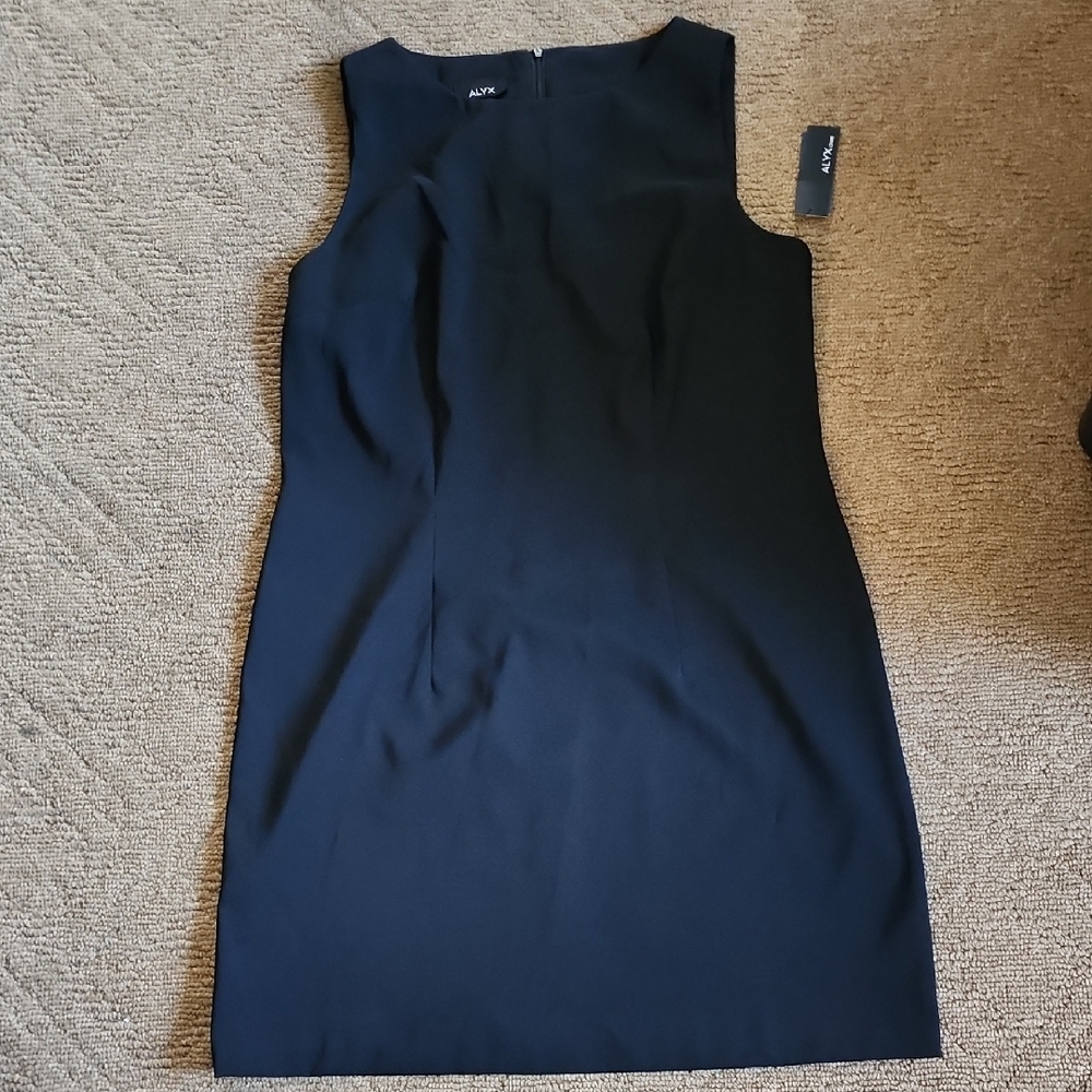 Alyx Midnight Black Sleeveless Mini Dress